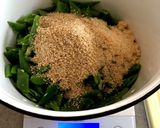 平インゲンの胡麻和え作り方4写真