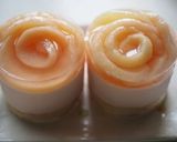 桃の薔薇の花ムースケーキ♪作り方13写真