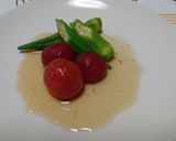ミニトマトとオクラのめんつゆ漬け作り方4写真