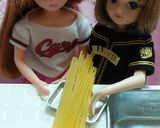 リカちゃんサイズ♡野球シリꕤ牡蠣のパスタ作り方1写真