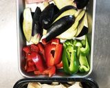 茄子エリンギ・ベーコンのチーズカレー炒め作り方1写真