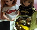 リカちゃんサイズ♡野球シリꕤ牡蠣バゲット作り方1写真