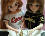 リカちゃんサイズ♡野球シリꕤ牡蠣バゲット作り方2写真