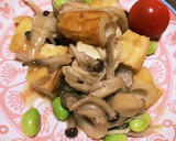 厚揚げとちくわときのこの和風あん作り方5写真
