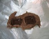 パパありがとう　チョコレートホイルケーキ作り方4写真