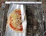 BBQ キャンプで簡単なピザの焼き方作り方1写真