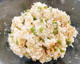 えんどう豆と鮭フレークの混ぜごはん🍙🫛🐟作り方1写真