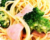ブロッコリーとハムとタラコのパスタ作り方12写真