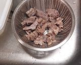 お酒のお供に★牛スジ煮込み作り方3写真
