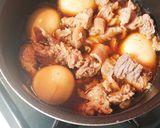 お酒のお供に★牛スジ煮込み作り方6写真