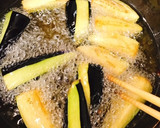 茄子の揚げびたし胡麻と青しそドレ風味作り方2写真