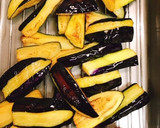 茄子の揚げびたし胡麻と青しそドレ風味作り方3写真