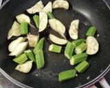 トマト茄子オクラ鯖味噌煮炒め作り方4写真