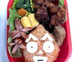 【簡単】けだまのゴンじろー（キャラ弁）作り方5写真