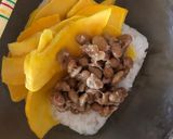 納豆とコリンキー漬物のさっぱりまぜご飯作り方2写真