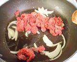 ☆いんげんと牛肉のイタリア～ン風炒め☆作り方3写真