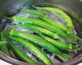 オクラとトロロ♪月見そうめん作り方1写真