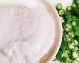 オクラとトロロ♪月見そうめん作り方2写真