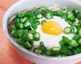 オクラとトロロ♪月見そうめん作り方4写真