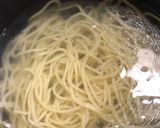 焼きそば麺でキュウリとゆでエビの冷し中華作り方3写真