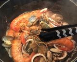 本場のシーフードパエリア作り方5写真