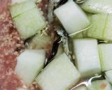 冷やして美味しい…冬瓜の鶏そぼろあん作り方3写真