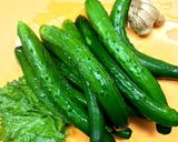 キュウリ大量消費！暑い日の冷製うどん作り方1写真