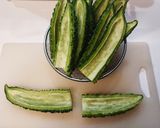 甘苦い☆ゴーヤ(小皿でﾌﾟﾗｽ一品に)作り方1写真