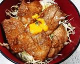 簡単☆豚丼　肩ロース＆キャベツ　焼肉風作り方5写真