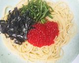 【男飯】すじこのスパゲッティ【和風】作り方4写真
