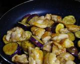 ナスと鶏もも肉のポン酢炒め作り方9写真
