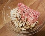 俺流☆厚揚げの甘辛肉味噌詰め作り方1写真