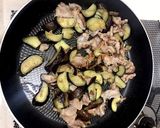 なすといんげんと豚バラの甘辛炒め煮作り方5写真