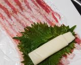 豚バラ肉のチーズ巻き焼き作り方1写真