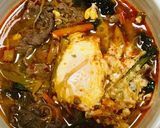 焼肉好き〜野菜たっぷり甘辛スープ作り方6写真