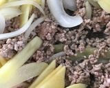 簡単☆じゃがいもとひき肉のオムレツ作り方2写真