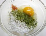 簡単！混ぜパスタ☆海鮮カルボナーラ作り方2写真