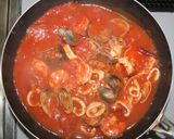 糖質☆乾燥こんにゃくパスタでペスカトーレ作り方12写真