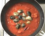 糖質☆乾燥こんにゃくパスタでペスカトーレ作り方9写真