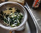 最速のワカメたっぷりの冷やしうどん作り方15写真