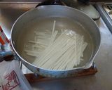 最速のワカメたっぷりの冷やしうどん作り方5写真