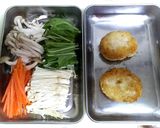 ヘルシーハンバーグの彩り野菜あんかけ♪作り方4写真