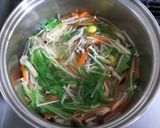 ヘルシーハンバーグの彩り野菜あんかけ♪作り方5写真