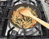 缶詰で一品♪サバきんぴらごぼう作り方2写真