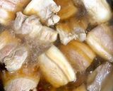豚バラ肉とジャガイモの甘辛煮作り方4写真