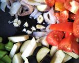 夏野菜とイカの簡単スパゲティー♪作り方1写真
