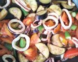 夏野菜とイカの簡単スパゲティー♪作り方2写真
