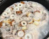 簡単！関西風、豚肉とちくわのおうどん作り方3写真