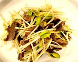 砂肝と豆もやしのにんにく炒め作り方13写真
