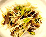 砂肝と豆もやしのにんにく炒め作り方13写真